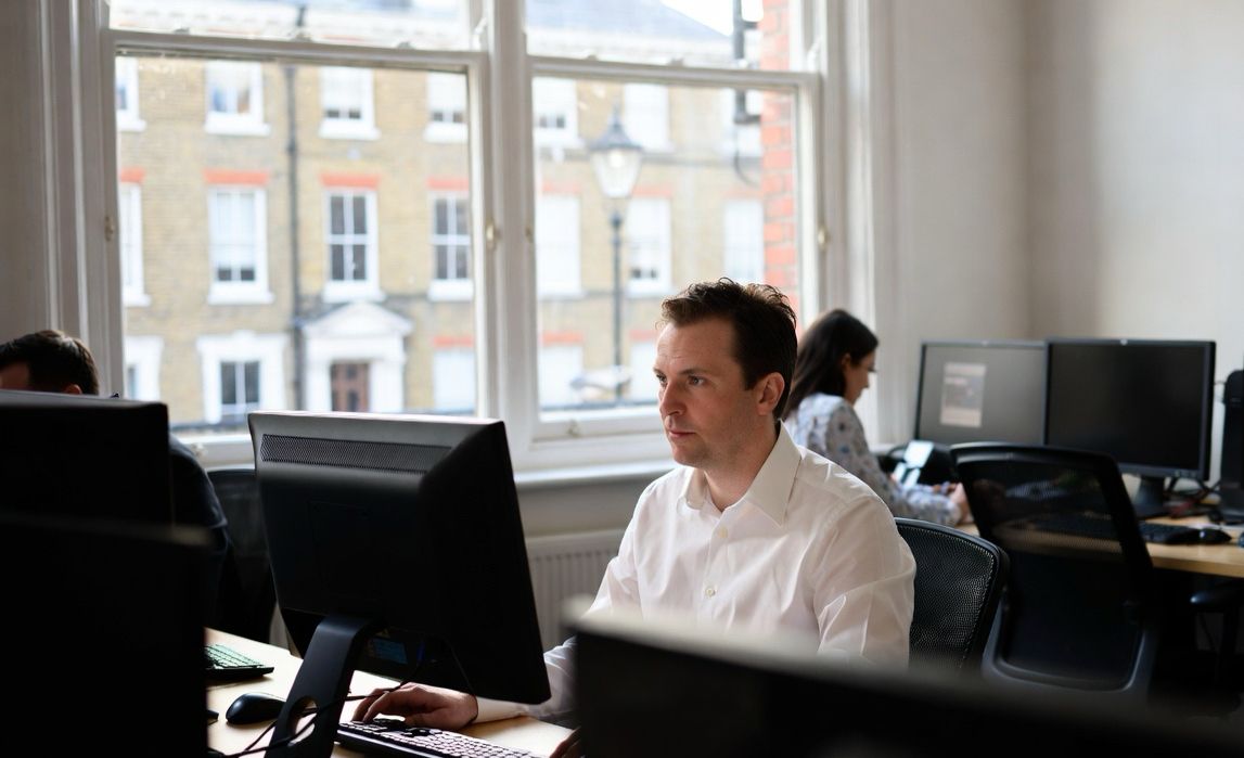 The Swift Property Auctions team in their office